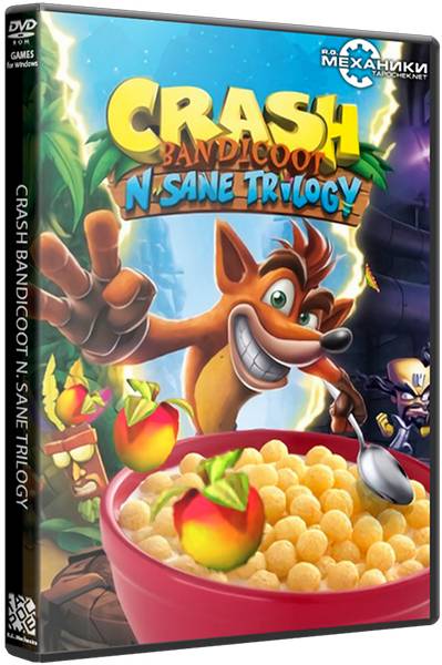 Crash Bandicoot N. Sane Trilogy обложка