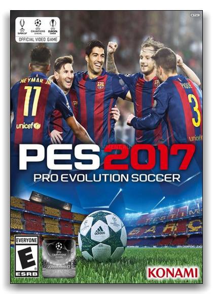 Pro Evolution Soccer 2017 обложка